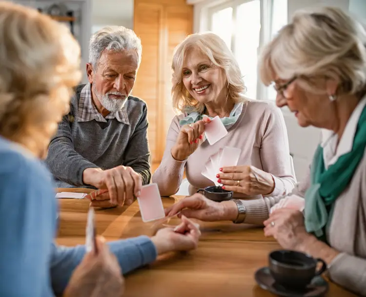 Senior volunteers engaging in community service as part of purposeful retirement